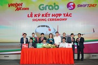 Vietjet, Swift247 và Grab hợp tác toàn diện nhằm phát triển các giải pháp kết nối di chuyển và giao nhận