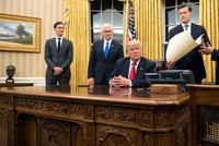 Tổng thống Mỹ Donald Trump. Ảnh: AP.