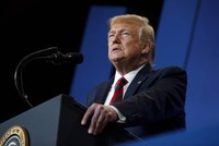 Tổng thống Mỹ Donald Trump. Ảnh: AP.