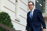 Bộ trưởng Tài chính Mỹ Steven Mnuchin. Ảnh: FT.
