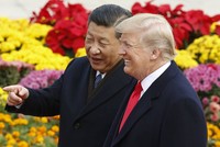 Chủ tịch Trung Quốc Tập Cận Bình Tổng thống Mỹ Donald Trump. Ảnh: Getty Images.