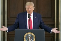 Tổng thống Mỹ Donald Trump tại Nhà Trắng hôm 7/8. Ảnh: AP.