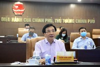 Ông Trần Văn Sơn - Bộ trưởng, Chủ nhiệm Văn phòng Chinh phủ chủ trì phiên họp toàn thể Hội đồng tư vấn cải cách thủ tục hành chính của Thủ tướng.