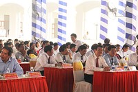 Chủ tịch nước Trương Tấn Sang, cùng lãnh đạo cơ quan, ban, ngành Trung ương và địa phương dự Lễ khánh thành trường THPT Hậu Nghĩa và Lễ khai giảng năm học mới 