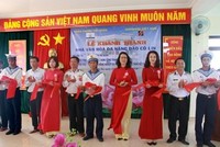 Lễ khánh thành Nhà văn hóa đa năng đảo Cô Lin, công trình gửi gắm tình cảm
của tập thể cán bộ, nhân viên Agribank đối với biển đảo quê hương