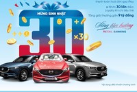 Cơ hội trúng 3 xe ô tô Mazda CX5 khi giao dịch với VietinBank