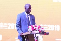 Ông Ousmane Dione, Giám đốc Quốc gia Ngân hàng Thế giới tại Việt Nam phát biểu tại Diễn đàn