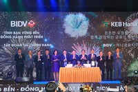 KEB Hana Bank chính thức trở thành cổ đông chiến lược nước ngoài của BIDV