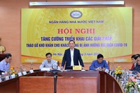 Phó Thống đốc NHNN Việt Nam Đào Minh Tú chủ trì cuộc họp