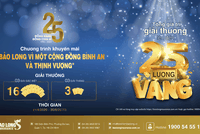 Bảo hiểm Bảo Long tri ân khách hàng với tổng giá trị giải thưởng lên đến 25 lượng vàng SJC