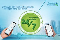 Standard Chartered Việt Nam triển khai dịch vụ chuyển tiền liên ngân hàng 24/7 và dịch vụ thu tiền sử dụng mã QR