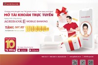 Mở tài khoản trực tuyến Agribank “ghi điểm” với người dùng