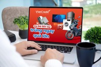 Trúng xe tay ga, đồ điện máy khi cà thẻ VietCredit để mua sắm