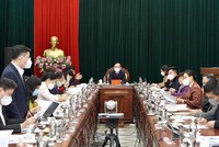 Phó Thống đốc Thường trực Ngân hàng Nhà nước Việt Nam (NHNN) Đào Minh Tú chủ trì cuộc họp