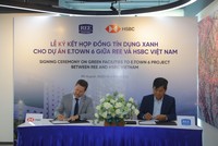 HSBC cấp 900 tỷ đồng tín dụng xanh cho dự án bất động sản E-Town 6 của REE