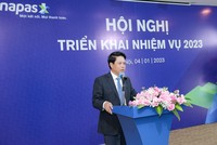 Phó Thống đốc Phạm Tiến Dũng phát biểu chỉ đạo tại Hội nghị triển khai nhiệm vụ 2023 của NAPAS