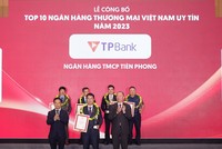 TPBank đứng thứ 4 trong Top các ngân hàng tư nhân uy tín nhất Việt Nam