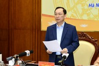 Ông Đào Minh Tú, Phó Thống đốc thường trực NHNN phát biểu tại Hội nghị