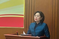 Thống đốc NHNN Nguyễn Thị Hồng phát biểu tại Hội nghị