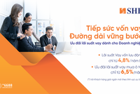 SHB mở rộng gói tín dụng “Tiếp sức vốn vay - Đường dài vững bước” lên 16.000 tỷ đồng, lãi suất từ 4,8%