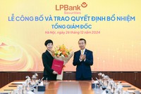 Bà Vũ Ngọc Anh nhận quyết định bổ nhiệm vị trí Tổng Giám đốc LPBS