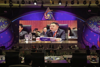 Phó Thống đốc NHNN Việt Nam Nguyễn Ngọc Cảnh phát biểu tại Hội nghị