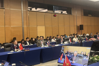 Phó Thống đốc Nguyễn Ngọc Cảnh tham dự và phát biểu tại phiên đối thoại với CEO của các tổ chức tài chính.