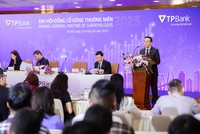 Ông Đỗ Minh Phú, Chủ tịch HĐQT Ngân hàng TMCP Tiên Phong (TPBank) phát biểu tại sự kiện