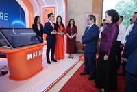 Phó Chủ tịch SHB Đỗ Quang Vinh giới thiệu giải pháp thanh toán tích hợp tại ngày Chuyển đổi số ngành ngân hàng