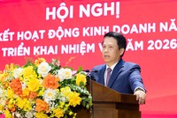 Ông Phạm Tiến Dũng - Ủy viên Ban Thường vụ Đảng ủy, Phó Thống đốc Ngân hàng Nhà nước dự và phát biểu chỉ đạo Hội nghị