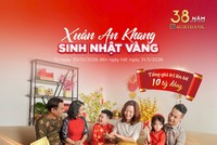 Agribank dành 10 tỷ đồng tri ân khách hàng với chương trình “Xuân an khang - Sinh nhật vàng”