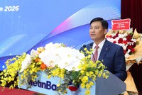 Ông Phạm Toàn Vượng, Chủ tịch Hội đồng Hiệp hội Ngân hàng Việt Nam nhiệm kỳ VII, Thành viên Hội đồng Thành viên, Tổng Giám đốc Ngân hàng Nông nghiệp và Phát triển Nông thôn Việt Nam (Agribank) phát biểu tại Hội nghị