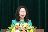 Bà Hà Thu Giang, Vụ trưởng Vụ Tín dụng các ngành kinh tế, Ngân hàng Nhà nước.