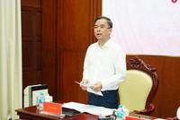 Ông Nguyễn Xuân Bắc, Phó vụ trưởng Vụ Tín dụng các ngành kinh tế, Ngân hàng Nhà nước chia sẻ thông tin tại Họp báo