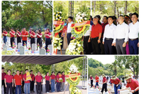 Đoàn công tác thành kính dâng hoa, dâng hương tại Nghĩa trang Liệt sĩ quốc gia Trường Sơn, Nghĩa trang Liệt sĩ quốc gia Đường 9 và Khu di tích quốc gia đặc biệt Thành cổ Quảng Trị