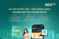 “100 ngày chuyển đổi số” tại Thủ đô cùng BIDV