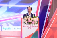 Ông Đào Minh Tú, Phó Chủ tịch kiêm Tổng Thư ký Hiệp hội Ngân hàng Việt Nam phát biểu Sự kiện
