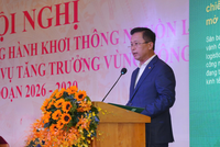  Tổng Giám đốc BIDV Hoàng Việt Hùng phát biểu tại Hội nghị 