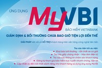 Hình ảnh giao diện màn hình ứng dụng My VBI