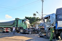 Hiện trường vụ tai nạn chiều ngày 12/8/2023 (Ảnh: Bảo hiểm BSH)