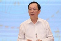 Phó Thống đốc Đào Minh Tú trả lời báo chí tại cuộc họp báo Chính phủ chiều 3/8.