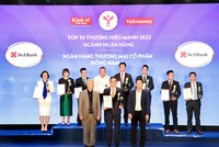 SeABank lọt Top 10 Thương hiệu mạnh ngành Ngân hàng 2022