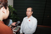 Đại biểu Quốc hội Trình Lam Sinh (đoàn An Giang) - Ảnh: M.Minh