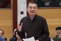 Trung tướng Tô Ân Xô, Chánh văn phòng Bộ Công an trả lời tại Họp báo Chính phủ chiều tối 3/1 (ảnh: Nhật Bắc)