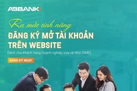 ABBANK ra mắt tính năng đăng ký mở tài khoản thanh toán cho khách hàng SMEs trên website