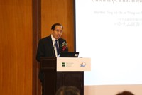 Ông Phạm Hồng Sơn, Phó chủ tịch UBCKNN phát biểu tại Hội thảo.