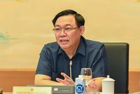 Chủ tịch Quốc hội Vương Đình Huệ phát biểu tại tổ chiều 5/6