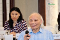 GS.TSKH Nguyễn Mại phát biểu tại Hội nghị (Ảnh: M.Minh)