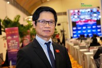 TS.Vũ Tiến Lộc, đại biểu Quốc hội khóa XV (đoàn TP Hà Nội), Chủ tịch Trung tâm trọng tài quốc tế Việt Nam (Ảnh: M.Minh)