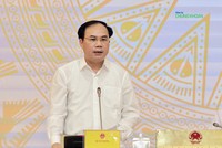 Thứ trưởng Bộ Xây dựng Nguyễn Văn Sinh trả lời tại họp báo Chính phủ chiều 30/9 (Ảnh: M.Minh)